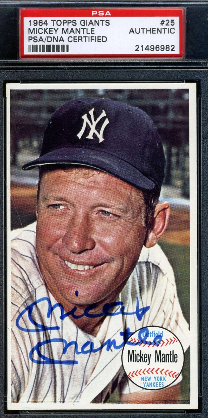 signed 1964 topps giants