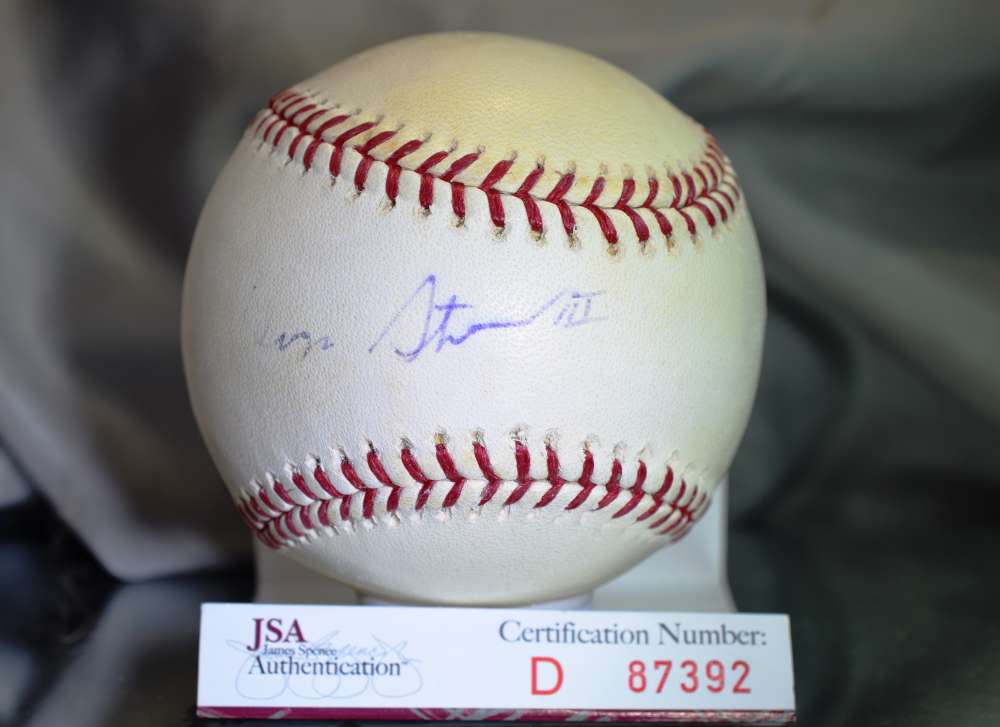 George Steinbrenner Jsa Certed Major League Autograph Baseball Authentic Signed
