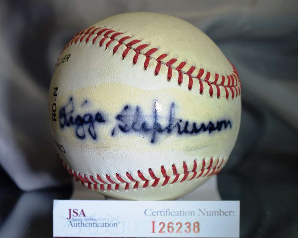 Riggs Stephensen Jsa Feeney National League Autograph Baseball Authentic Signed