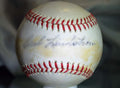 Freddie Lindstrom Jsa Feeney National League Autograph Baseball Authentic Signed