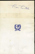 Lou Little Columbia Signed Jsa Awards Program Authentic Autograph
