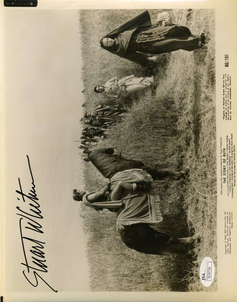 Stuart Whitman Signed Jsa Certified 8x10 Photo Authenticated Autograph