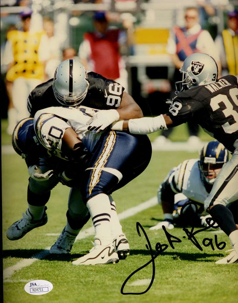 Darrell Russell D.05 Jsa Cert 1/1 Original Image 8x10 Photo Authentic Autograph