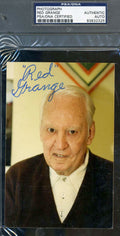 Red Grange Psa/dna Certified 4x6 Photo Signed Authentic Autograph