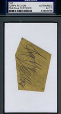 Happy Felton Brooklyn Signed Psa/dna Certified 3x5 Index Cut Authentic Autograph