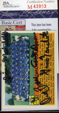 1994 Topps Archives 1956 Colts Signed By 5 Marchetti Donovan Jsa Authentic Autograph