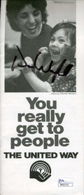 Dave Winfield Jsa Coa Certed Signed 1985 United Way Pamphlet Authentic Autograph