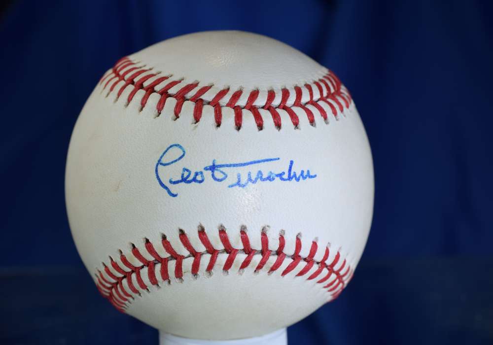 Leo Durocher Jsa Hand Signed Feeney National League Autograph Baseball Authentic
