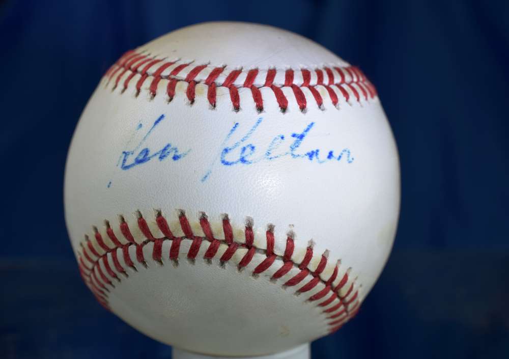 Ken Keltner Psa/dna Hand Signed American League Autograph Baseball Authentic