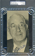 Burt Shotton Psa/dna Coa Hand Signed 3x7 Photo Authenticated Autograph