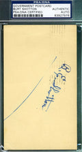 Burt Shotton Psa/dna Hand Signed 1949 Gpc Authentic Autograph