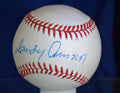 Sandy Amoros Bas Beckett Coa Hand Signed National League Autograph Baseball
