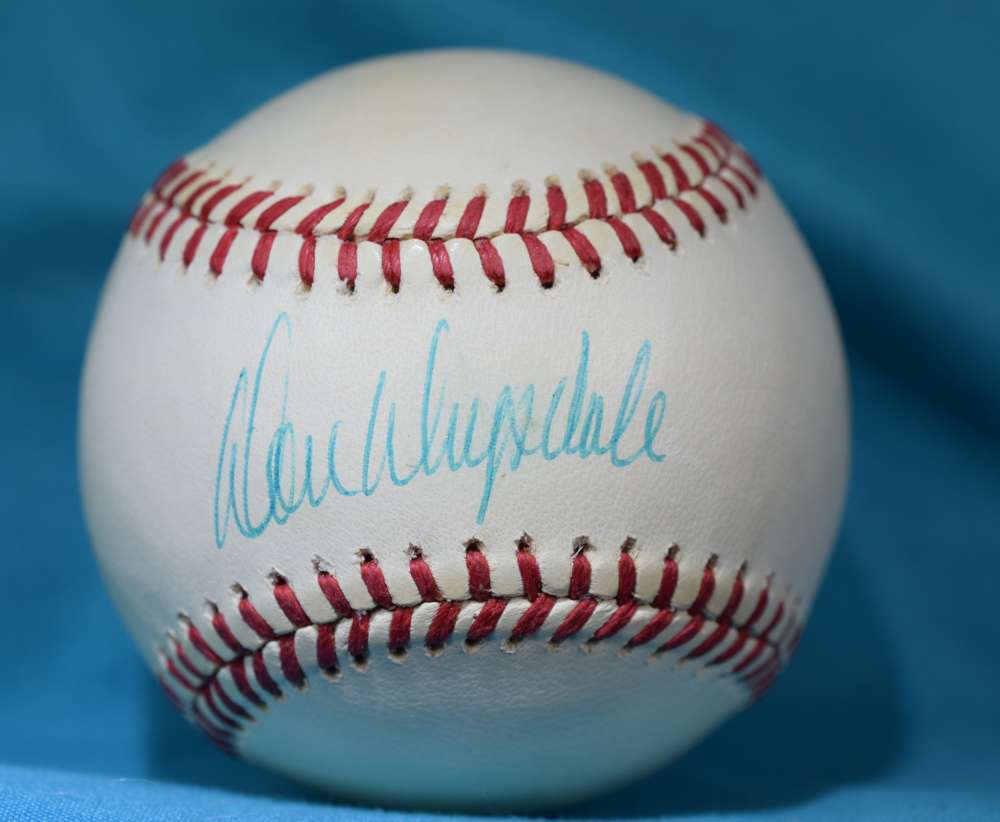 Don Drysdale Jsa Coa Hand Signed Feeney National League Autograph Baseball