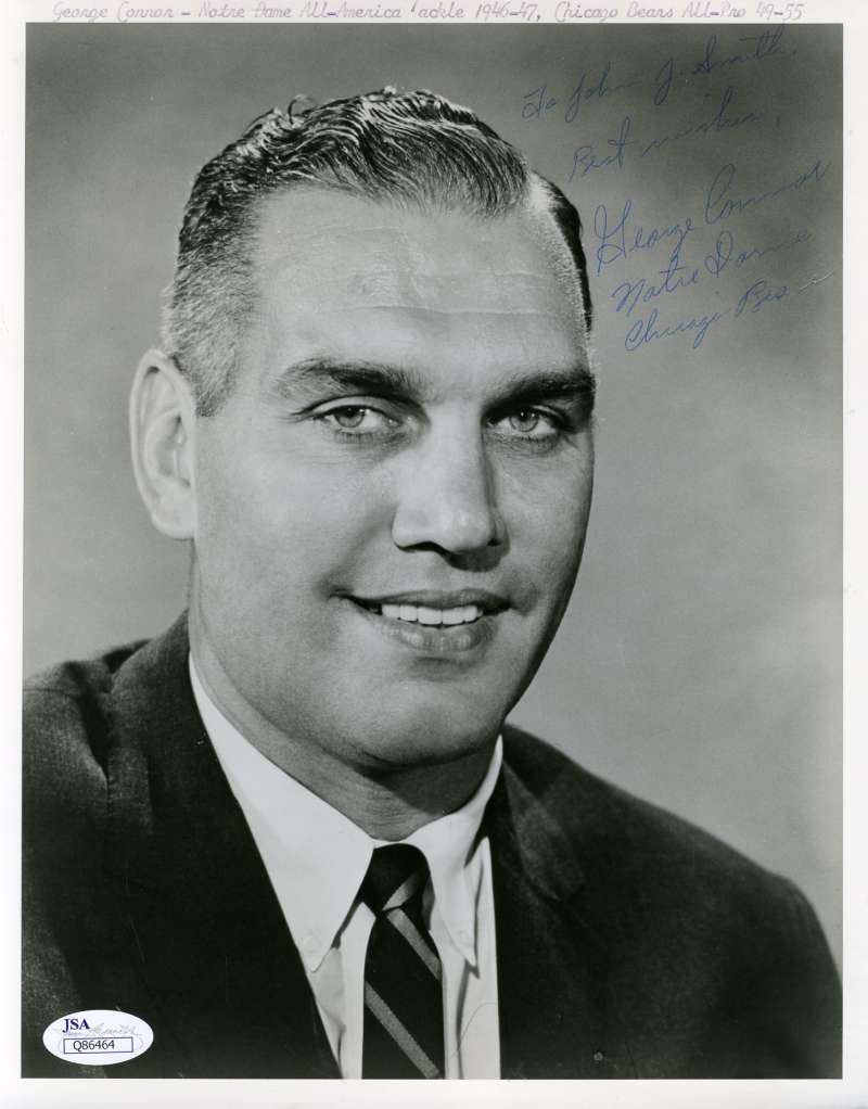 George Connor 1950`s Jsa Cert Coa Signed 8x10 Photo Authentic Autograph