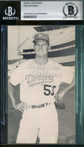 Don Drysdale Signed Team Issue 60`s Bas Beckett Authentic Authentic Autograph