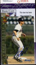 Craig Biggio 1997 Pacific Hand Signed Jsa Authentic Autograph