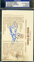 Frank Steele Dick Perez Signed Psa/dna Coa Perez Steele Authentic Autograph