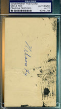 Nellie Nelson Fox Signed Psa/dna 1951 Gpc Authentic Autograph