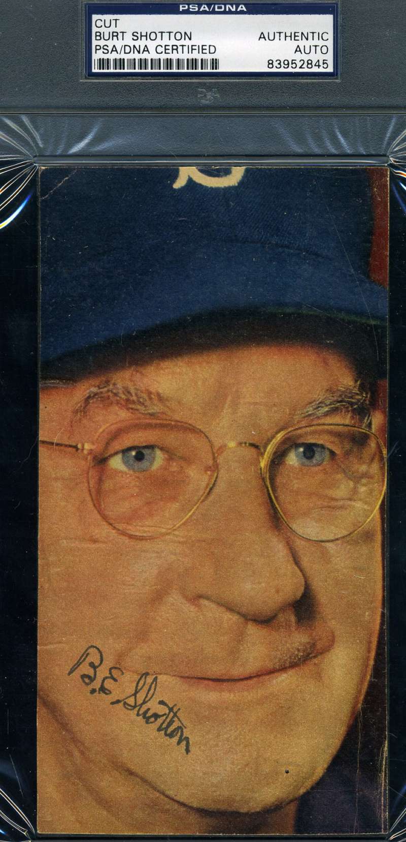 Burt Shotten Psa/dna Coa Hand Signed Photo Authentic Autograph