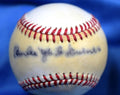 Burleigh Grimes Jsa Cert Hand Signed Feeney National League Autograph Baseball