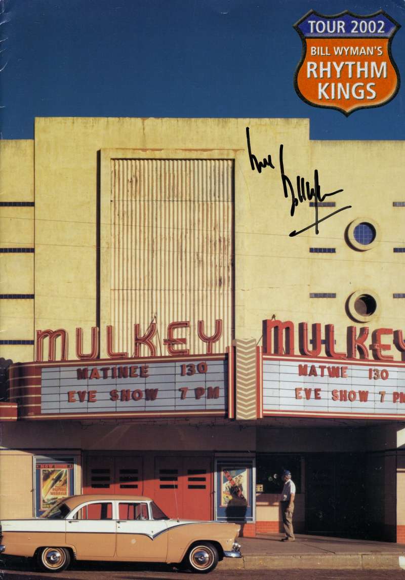 Bill Wyman Rolling Stones Jsa Signed Rythem Kings Program Authentic Autograph