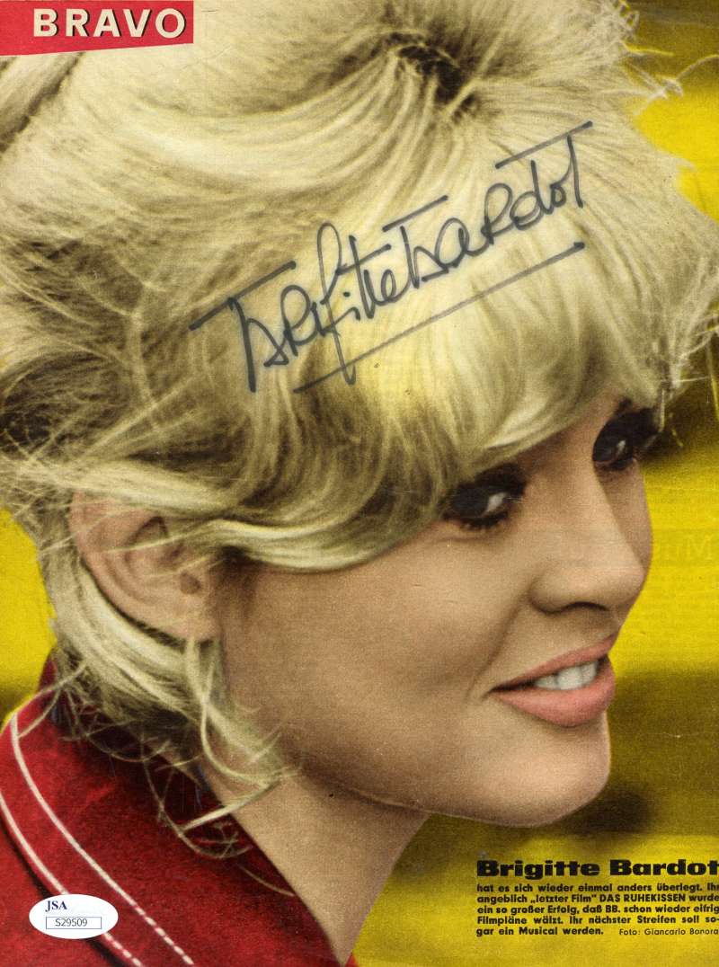 Brigitte Bardot Jsa Certified Autograph 8x11 Hand Signed Photo Authenticated