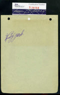 Rudy York Jsa Coa Certified Authentic Hand Signed Album Page Autograph