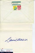 Lauritz Melchior Jsa Coa Hand Signed Greeting Card Authentic Autograph