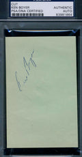 Ken Boyer Early Signed Cut Signature Psa/dna Authentic Autograph