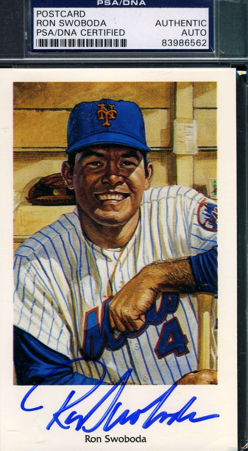 Ron Swoboda Signed Psa/dna Coa 1994 1969 Ron Lewis Ny Mets Authentic Autograph