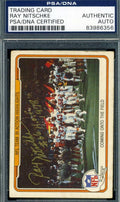 Ray Nitschke 1981 Fleer Hand Signed Psa/dna Original Authentic Autograph