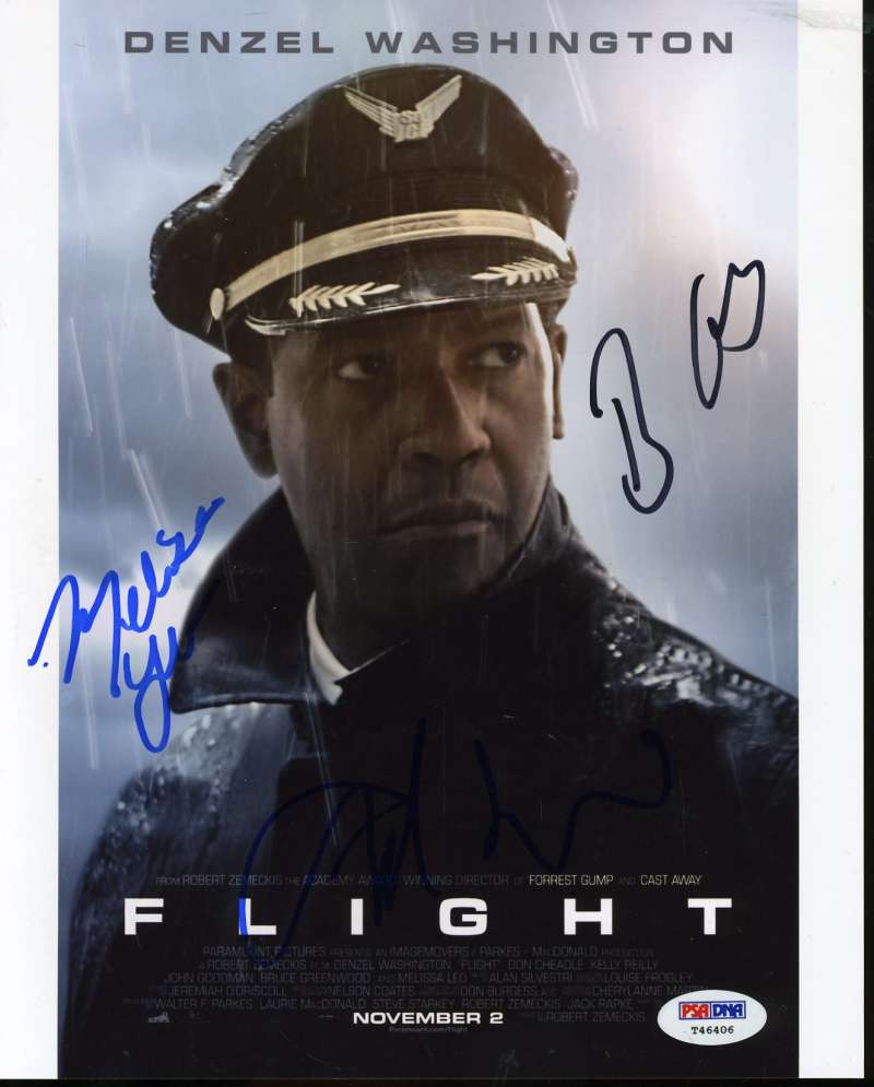 Bruce Greenwood Melissa Leo Hand Signed Psa/dna 8x10 Photo Authentic Autograph Flight