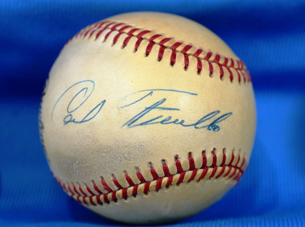 Carl Furillo Jsa Coa Hand Signed National League Autograph Baseball