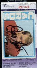 Jackie Smith Jsa Coa Autographed 1972 Topps Authenticated Hand Signed