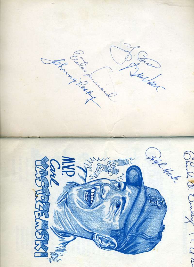 Berra Veeck Elston Howard O`finley Etc  Autograph 1964 Program Signed Authentic