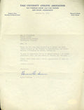 Herman Hickman D.58 Psa Dna Autograph 1951 Letter Cfb Hof Authentic Signed