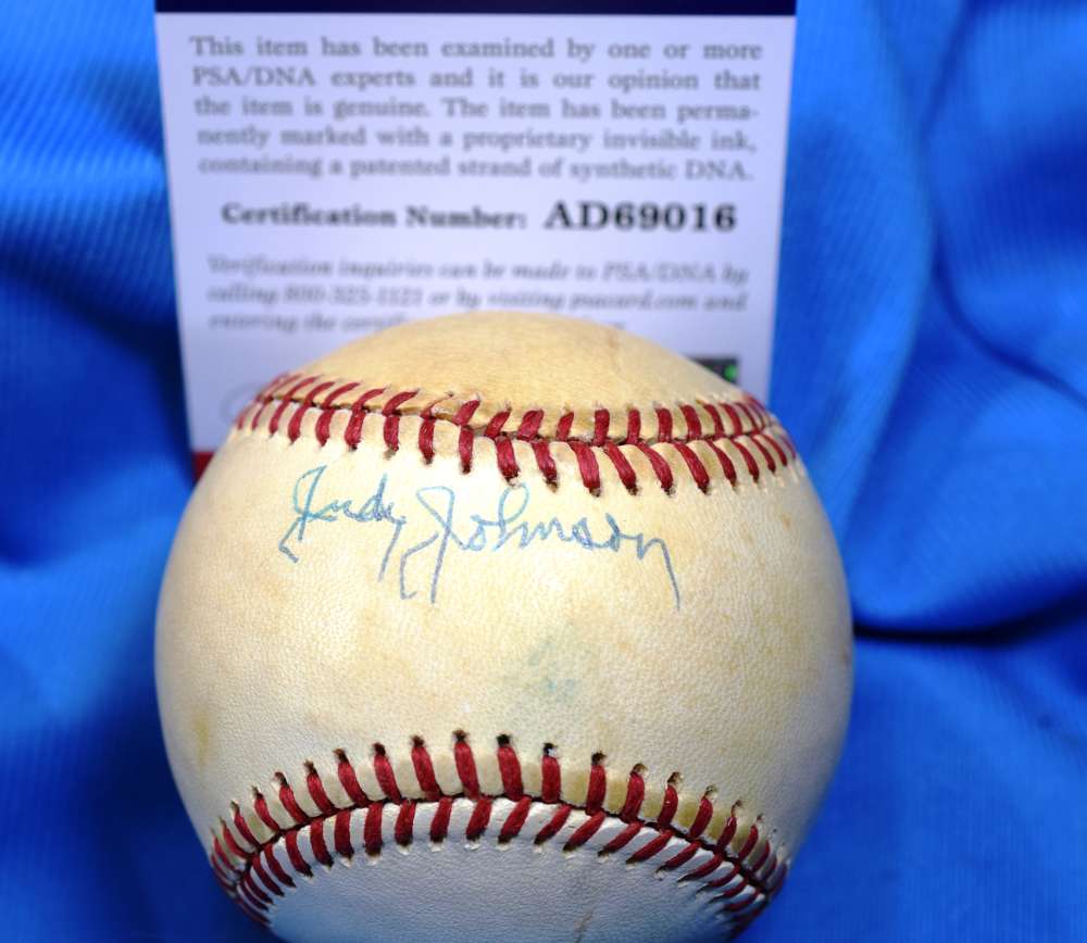 Judy Johnson Signed Psa Dna Coa American League Oal Baseball  Authentic Autographed