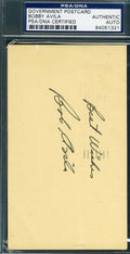 Bobby Avila Psa Dna Coa Autograph 1956 Gpc Postcard Hand Signed Authentic