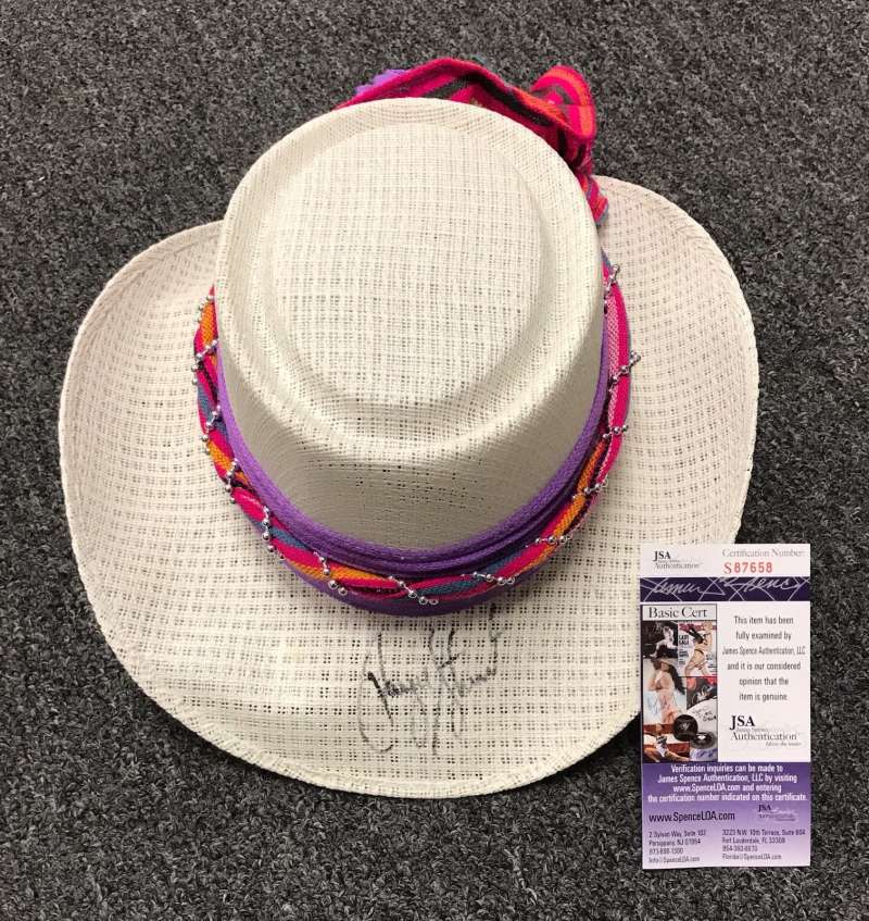 Payne Stewart Jsa Coa Autograph Fedora Hat Hand Signed Authentic