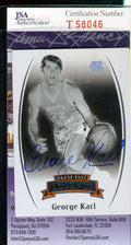 George Karl Jsa Coa Autographed 2007 Press Pass Authenticated Hand Signed