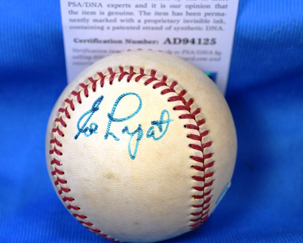 Ed Lopat Signed Psa Dna Macphail American League Baseball Authentic Autograph