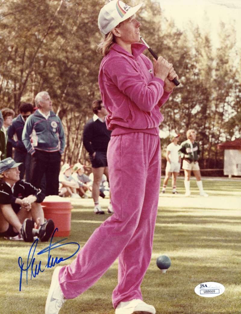Martina Navratilova Jsa Coa Autograph 8x10 Photo  Hand Signed Authentic