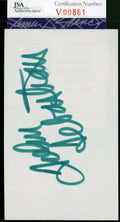John Sebastian Lovin Spoonfull Jsa Coa Hand Signed 3x5 Index Card Autograph Authenticated