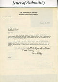 Alonzo Stagg Jsa Coa Autograph 1925 Univ Chicago Letter Hand Signed Authentic