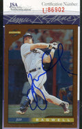 Jeff Bagwell 1996 Score Jsa Cert Autograph Authentic Hand Signed