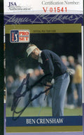 Ben Crenshaw 1990 Pro Set Jsa Coa Autograph Authentic Hand Signed