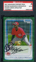 Didi Gregorius 2001 Bowman Chrome Rookie Sgc Coa Autograph Authentic Hand Signed