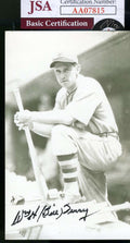 Bill Terry Jsa Coa Autograph Postcard Hand Signed Authentic