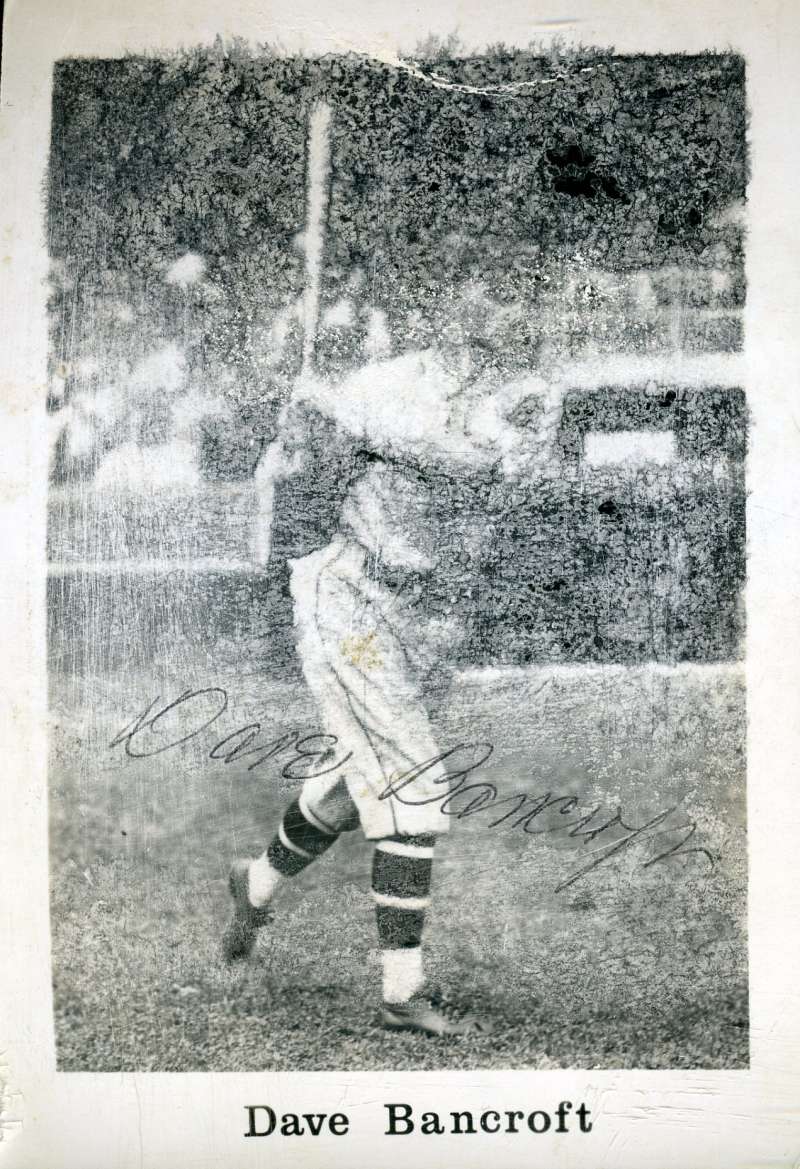 Dave Bancroft Jsa Coa Autograph Photo  Hand Signed Authentic