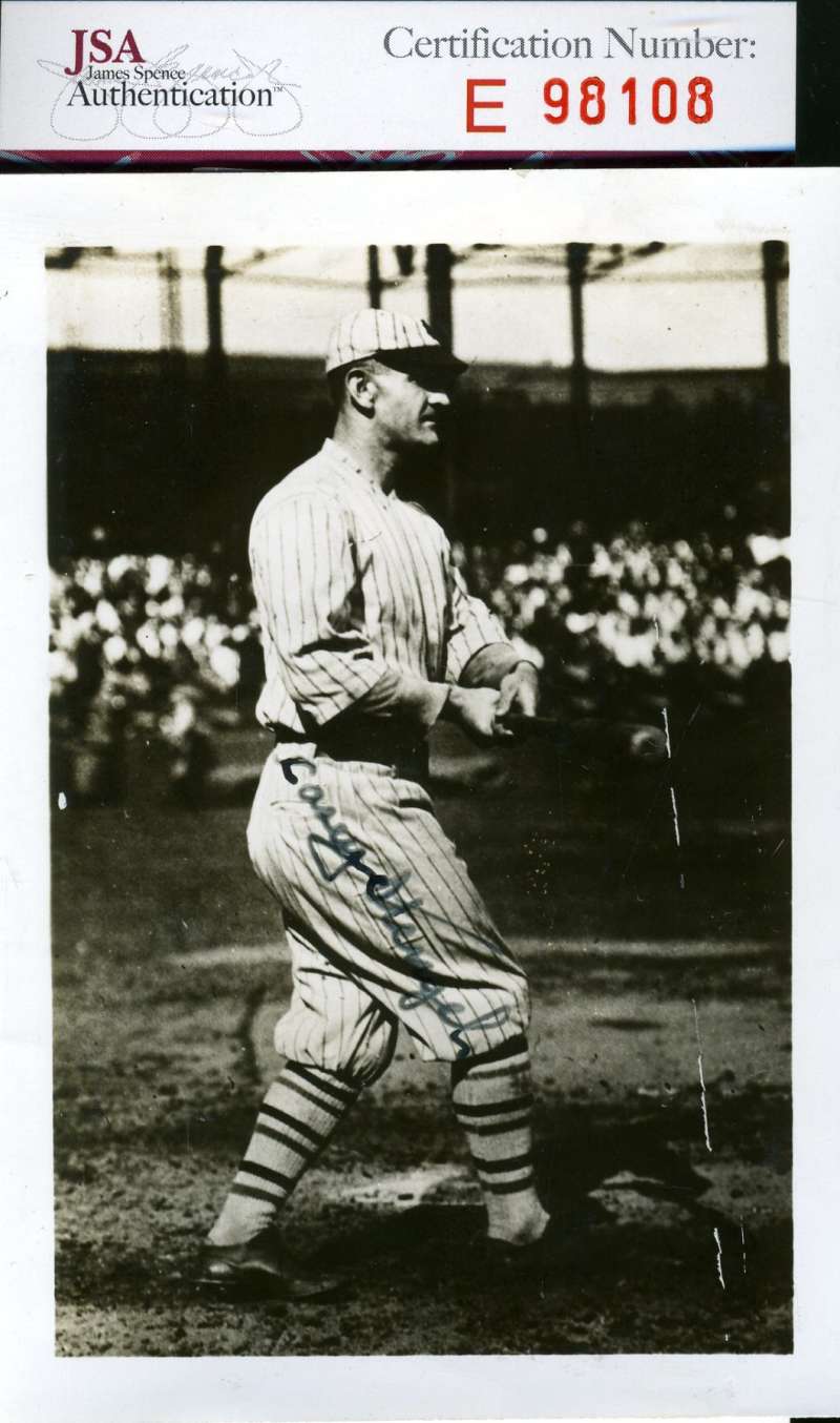 Casey Stengel Jsa Coa Autograph Photo  Hand Signed Authentic